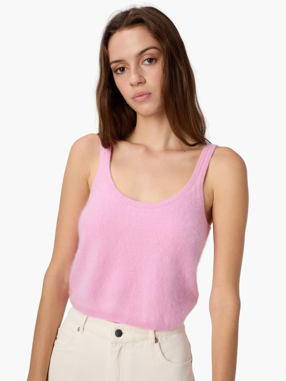 NWT Cami NYC Cashmere Tank Aurora Brushed Cashmere
